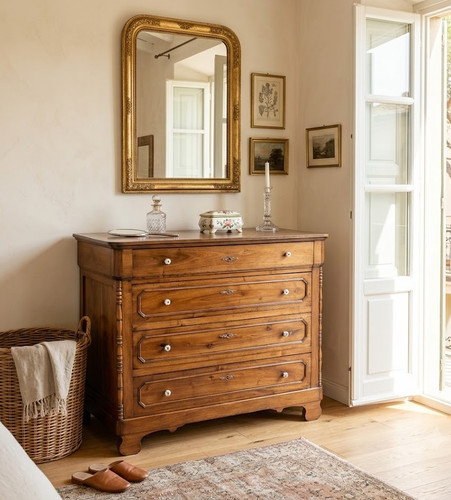 Cassettone noce massello - cassettone,